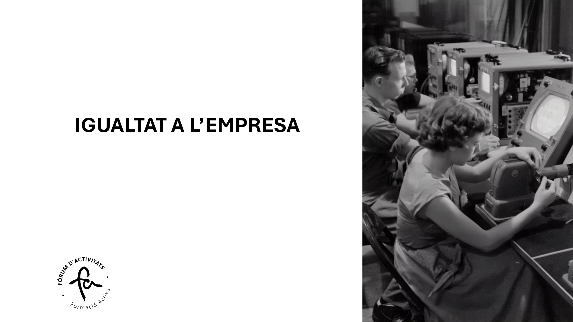  Igualtat a l'empresa